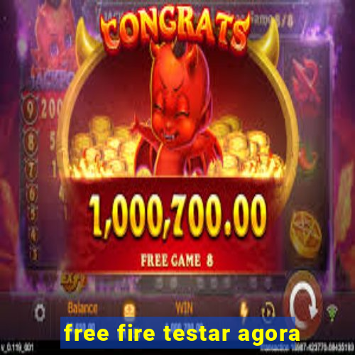 free fire testar agora